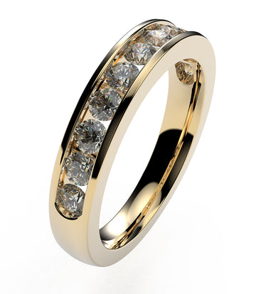 Elegant Channel-Set Diamond Band