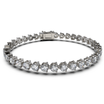 Bracelet with Natural Diamond on a Black Gold