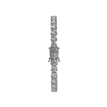 Bracelet with Natural Diamond on a Black Gold