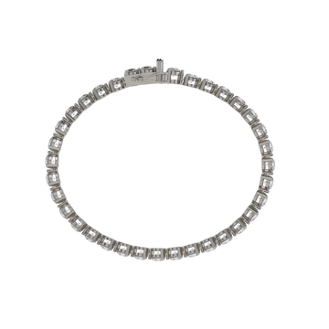 Bracelet with Lab Grown Diamond on a Black Gold
