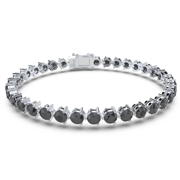 Bracelet with Black Diamond on a White Gold
