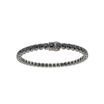 Bracelet with Black Diamond on a Black Gold