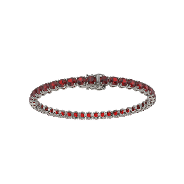 Bracelet with Moissanite on a Black Gold Vermeil