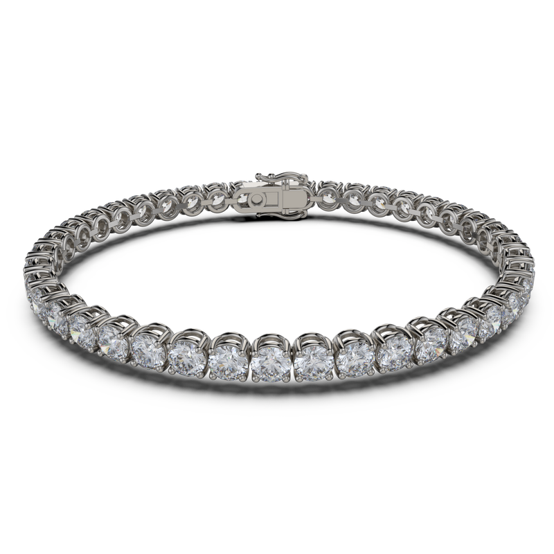 Bracelet with Lab Grown Diamond on a Black Gold