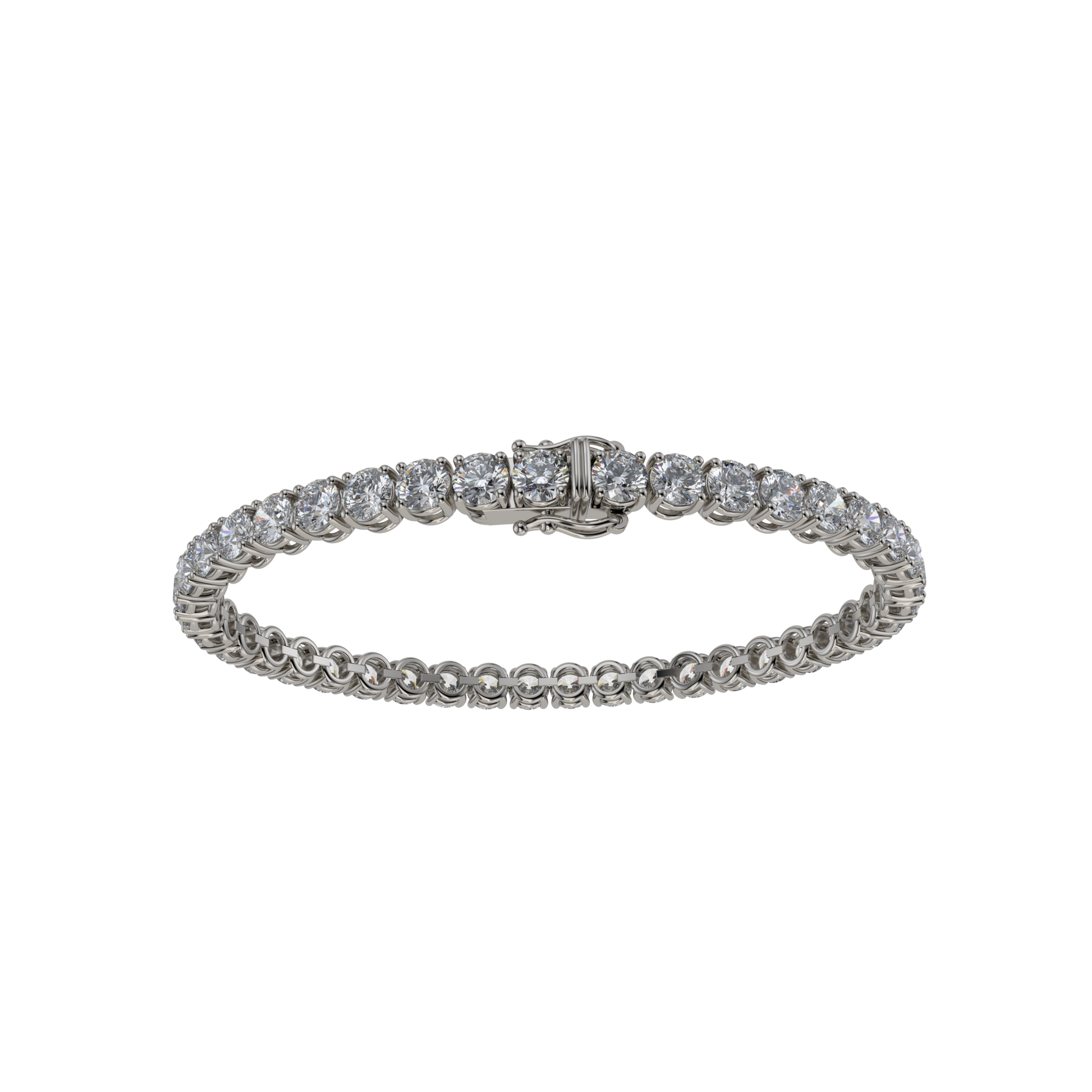 Bracelet with Lab Grown Diamond on a Black Gold