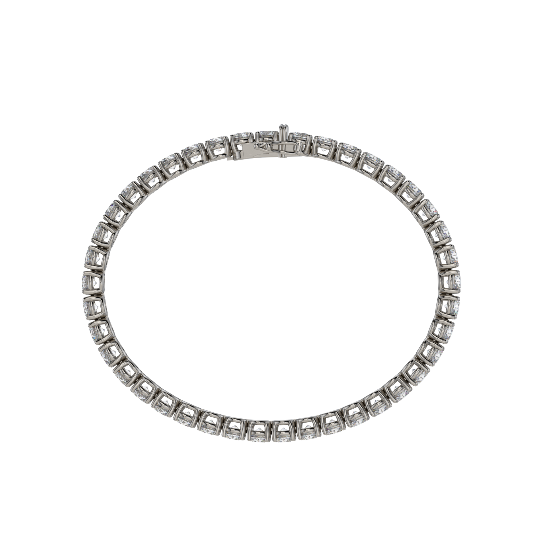 Bracelet with Lab Grown Diamond on a Black Gold