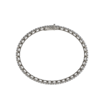 Bracelet with Lab Grown Diamond on a Black Gold