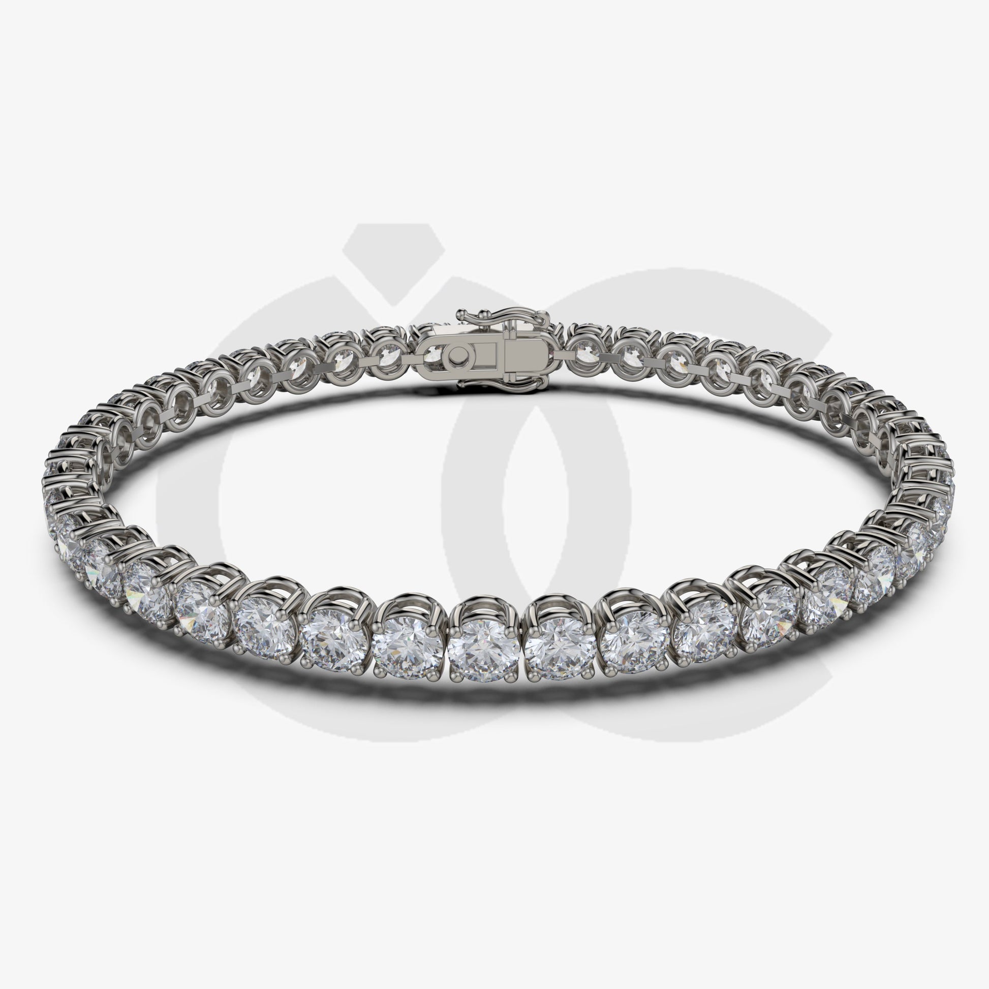 Bracelet with Lab Grown Diamond on a Black Gold