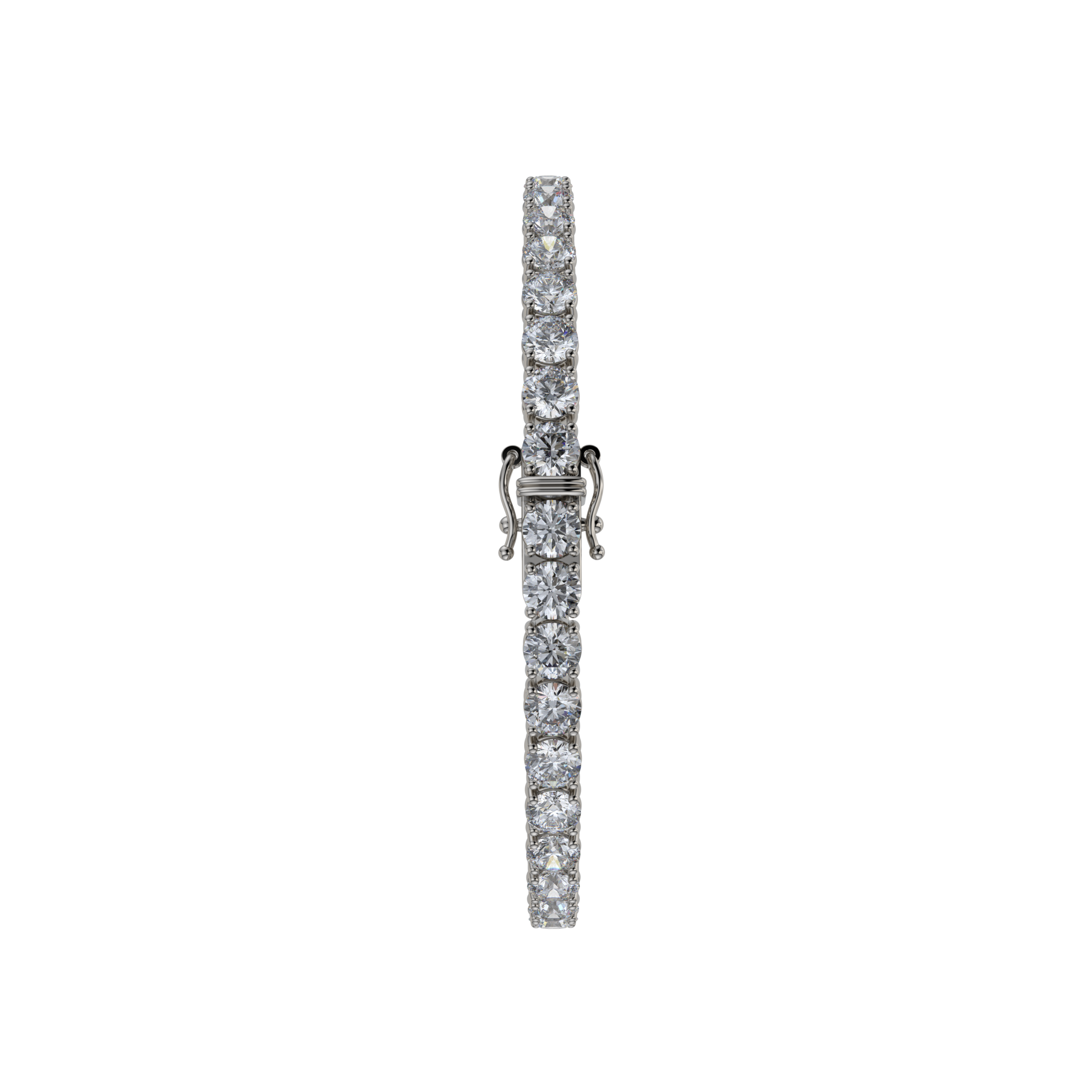 Bracelet with Lab Grown Diamond on a Black Gold
