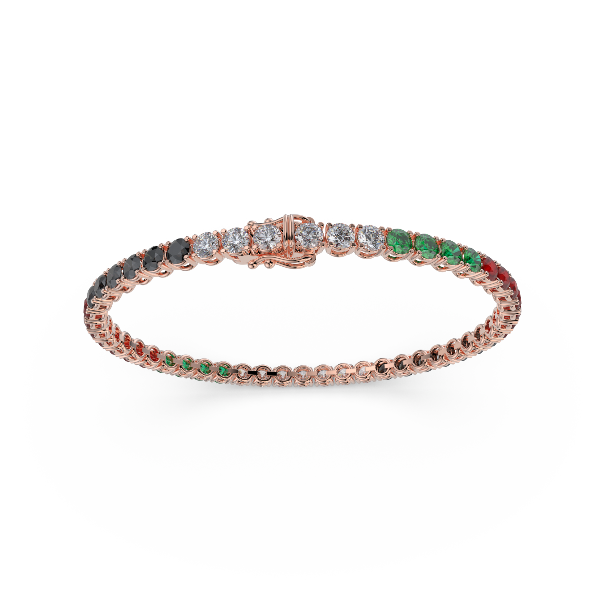 Bracelet with Diamond on a 18K Rose Gold