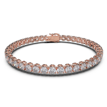 Bracelet with Lab Grown Diamond on a Rose Gold