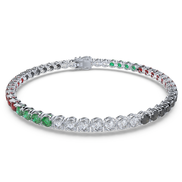 Tennis Bracelet with Diamond on a 18K White Gold