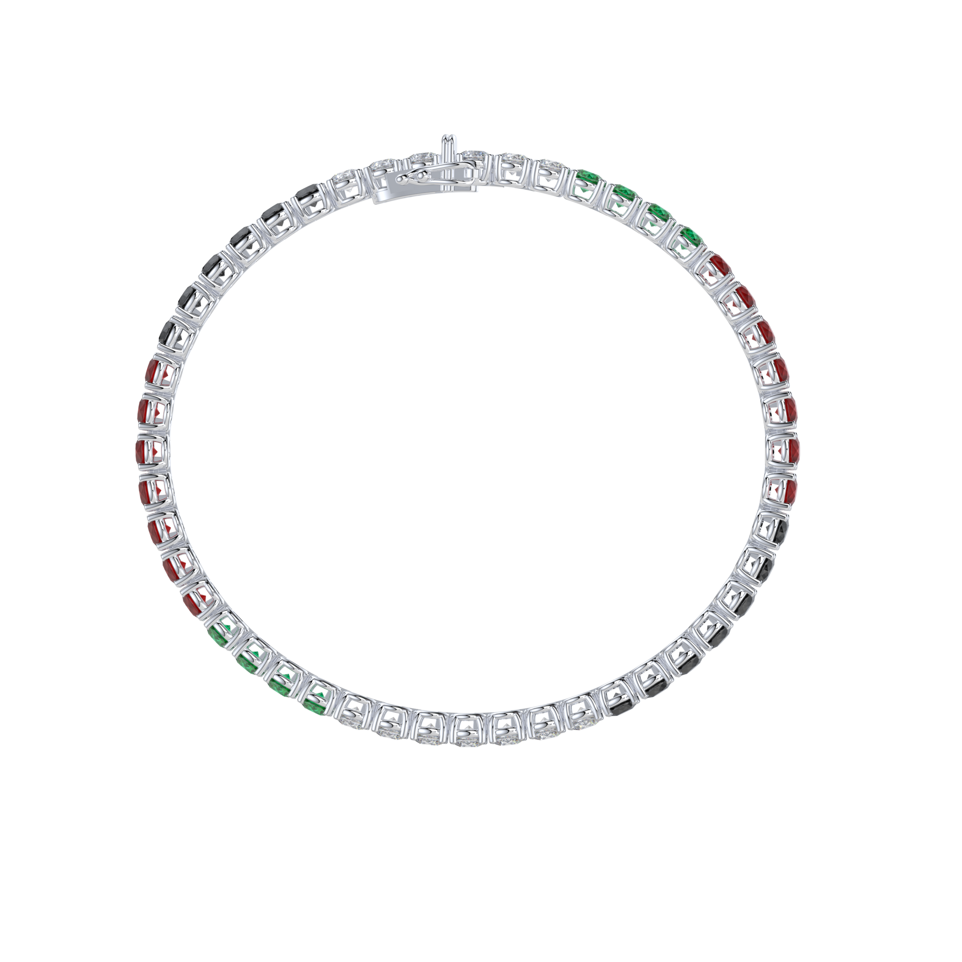 Bracelet with Diamond on a 18K White Gold