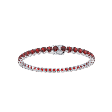 Bracelet with Ruby on a White Gold