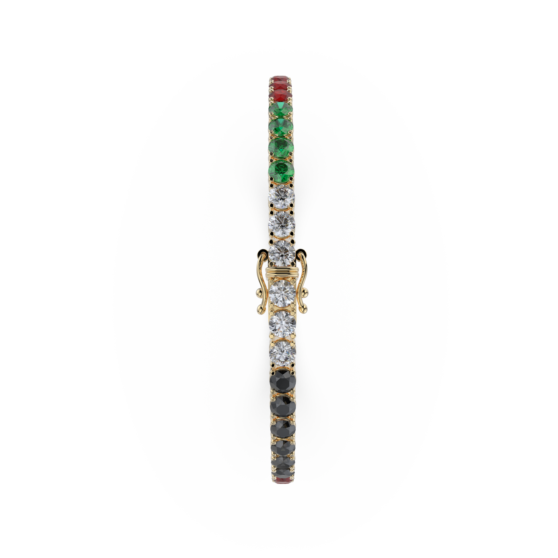 Bracelet with Diamond on a 18K Yellow Gold