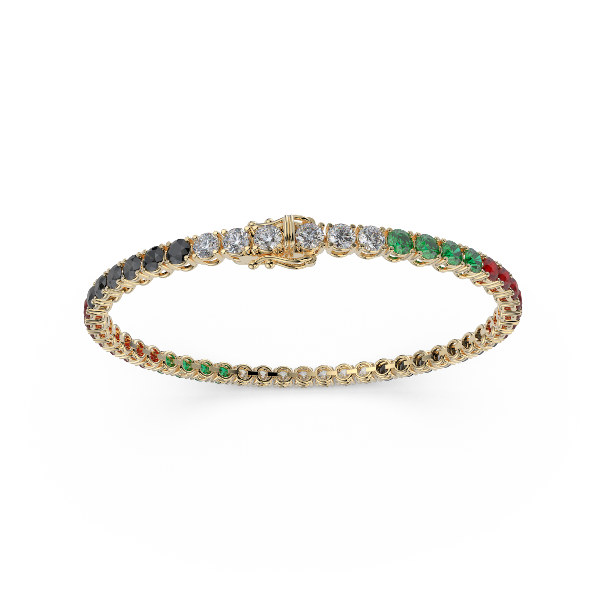 Bracelet with Diamond on a 18K Gold Vermeil
