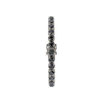 Bracelet with Black Diamond on a Black Gold