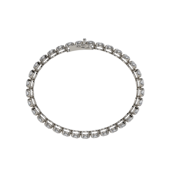 Bracelet with Natural Diamond on a Black Gold