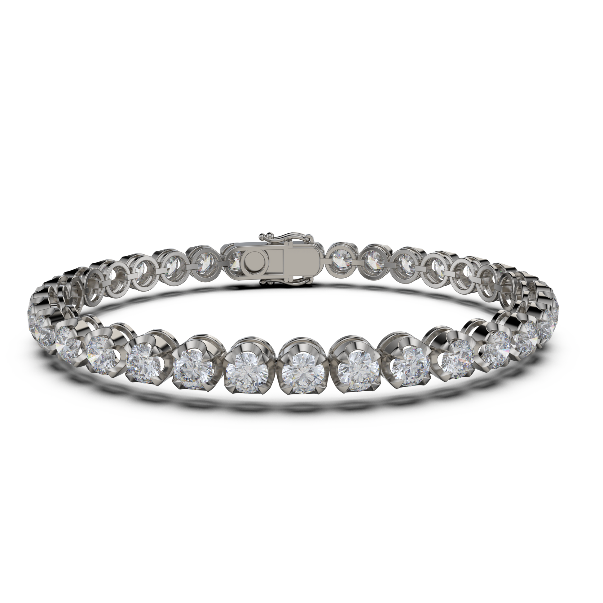 Bracelet with Lab Grown Diamond on a Black Gold