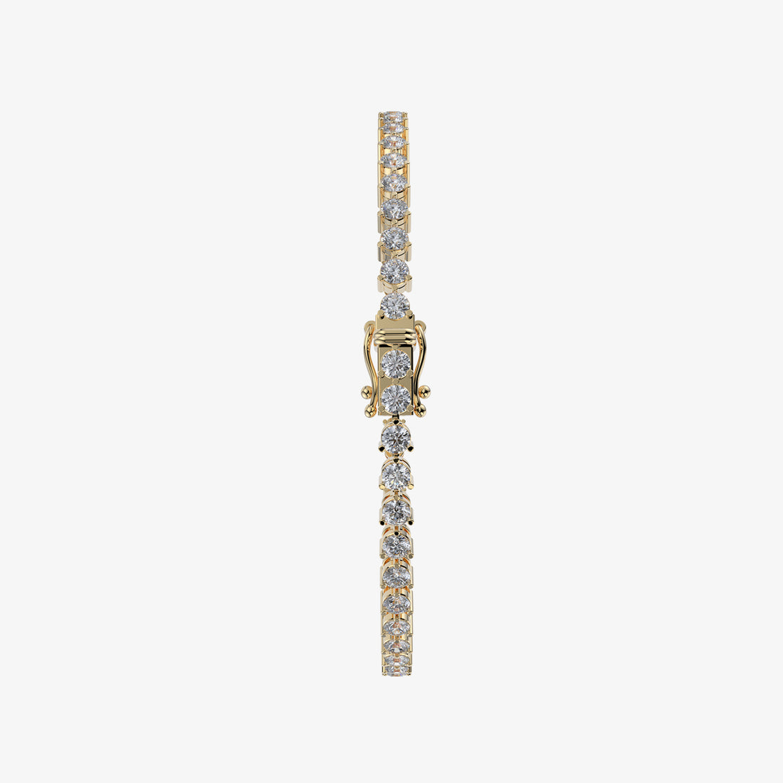 4-carat diamond tennis bracelet  three prong