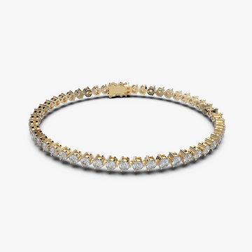 5-carat diamond tennis bracelet Stones On lock