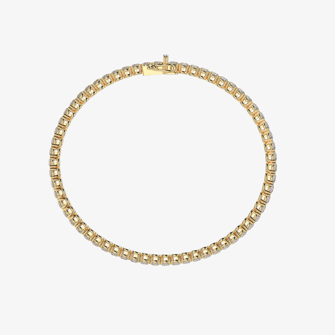4 carat Standard Four Prong Tennis Bracelet