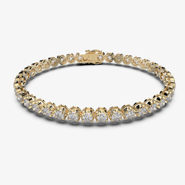 7 carat Tiger Prong Tennis Bracelet