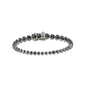 Bracelet with Black Diamond on a Black Gold