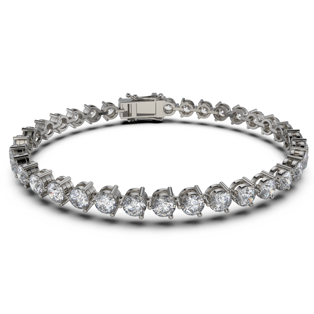Bracelet with Lab Grown Diamond on a Black Gold