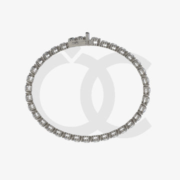 Bracelet with Lab Grown Diamond on a Black Gold