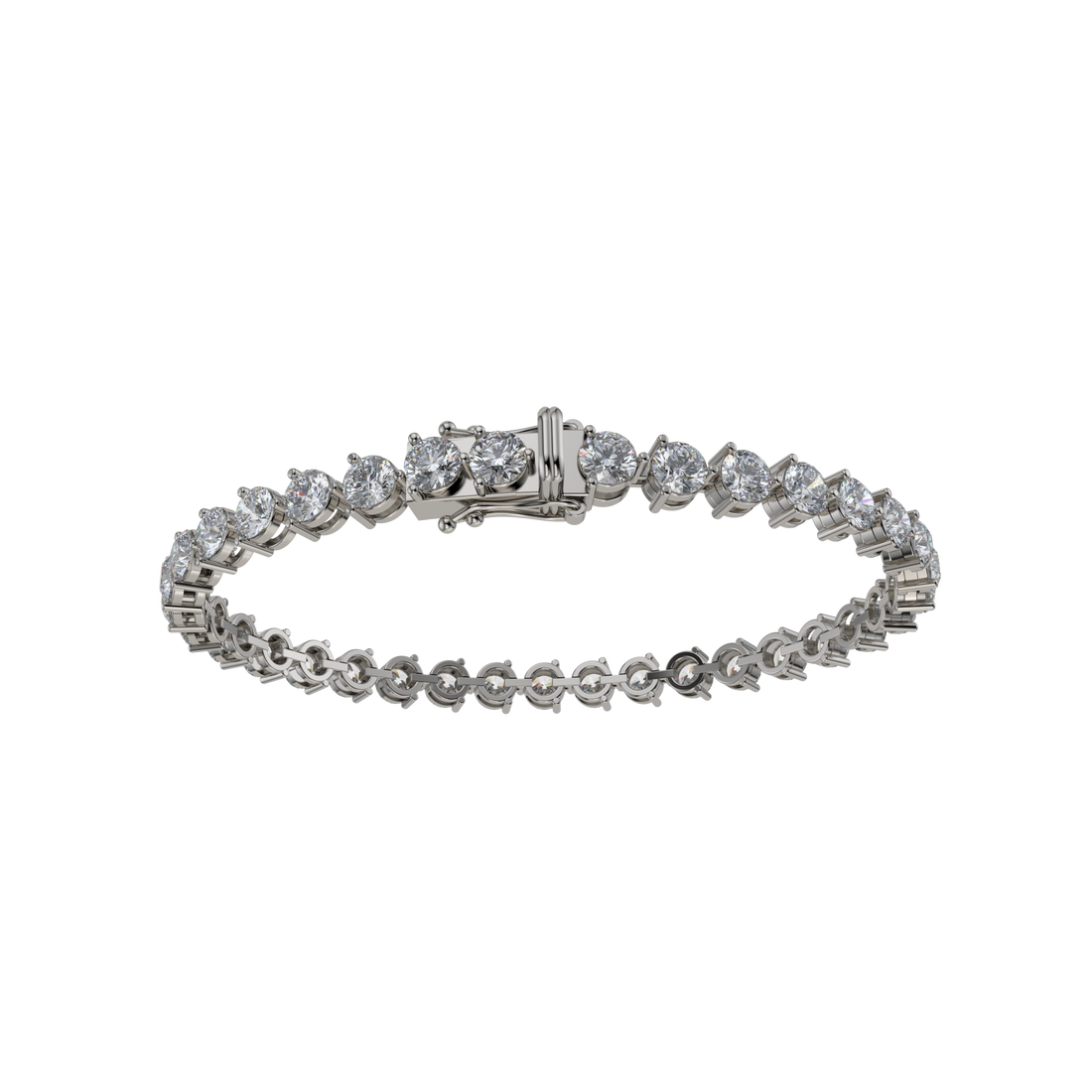 Bracelet with Natural Diamond on a Black Gold