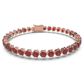 Bracelet with Ruby on a Rose Gold