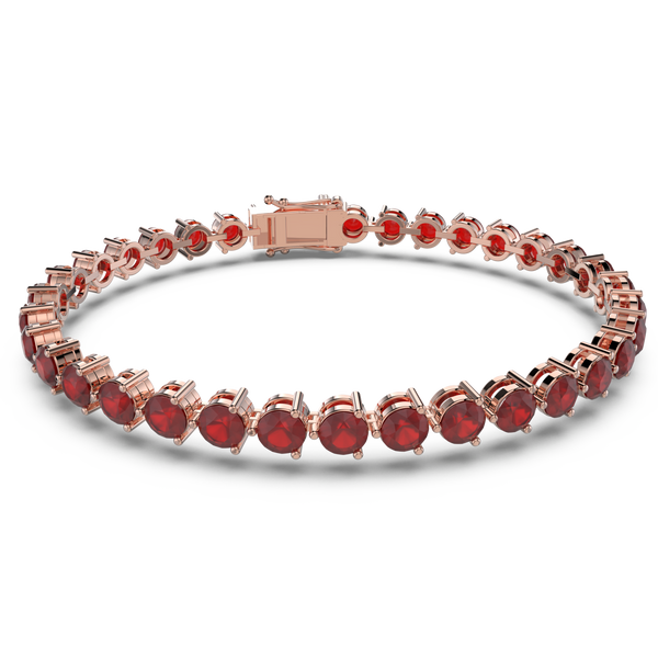 Bracelet with Ruby on a Rose Gold