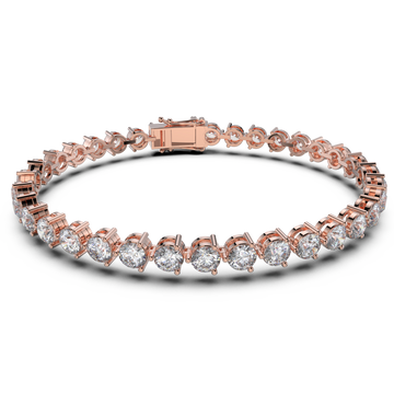 Bracelet with Natural Diamond on a Rose Gold