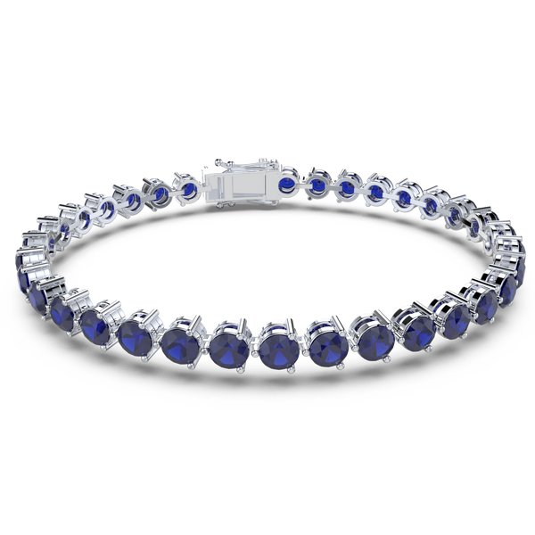 Bracelet with Blue Sapphire on a White Gold
