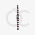 Bracelet with Ruby on a White Gold