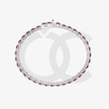 Bracelet with Ruby on a White Gold