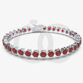 Bracelet with Ruby on a White Gold