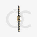 Bracelet with Black Diamond on a Yellow Gold