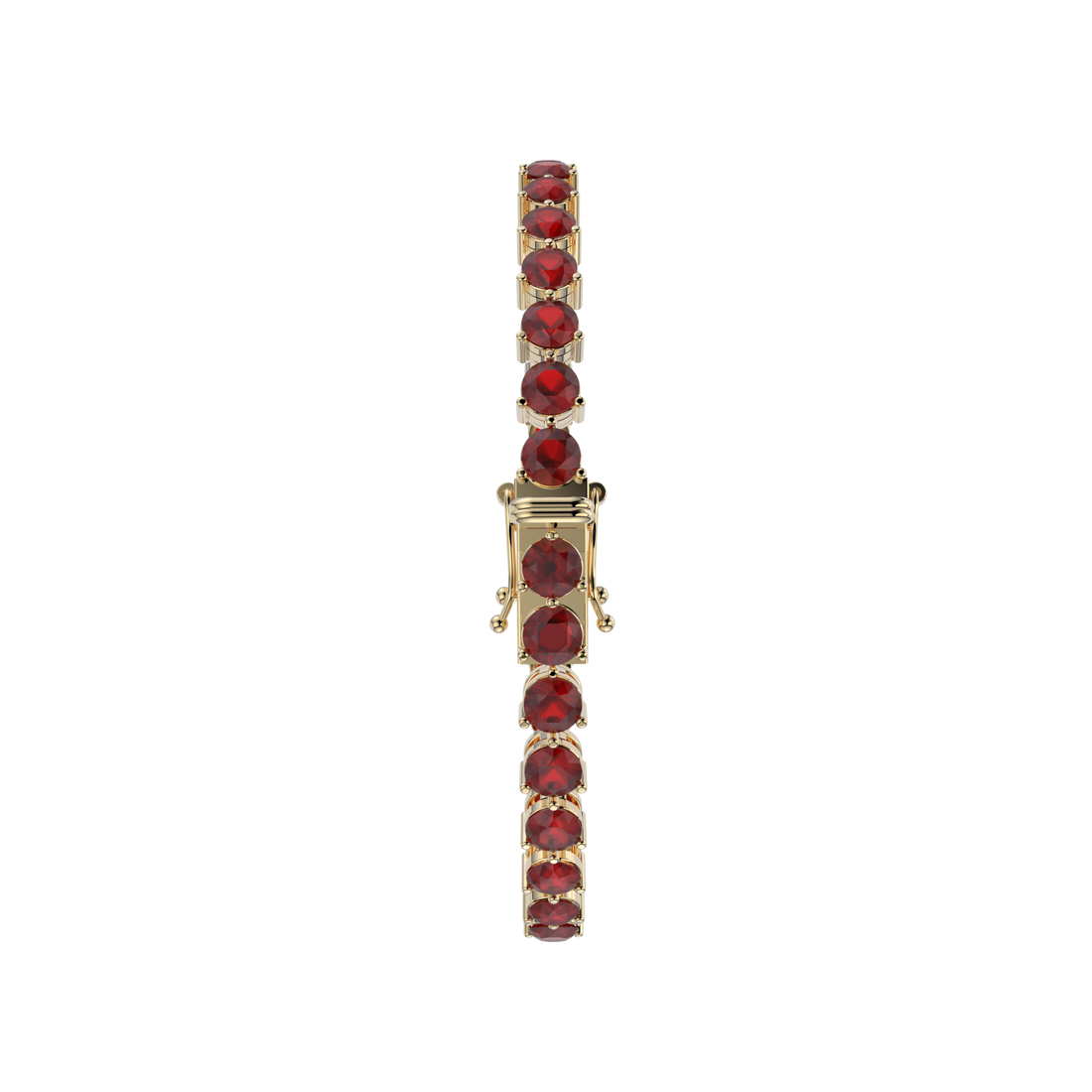 Bracelet with Moissanite on a Gold Vermeil