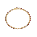 Bracelet with Ruby on a Yellow Gold