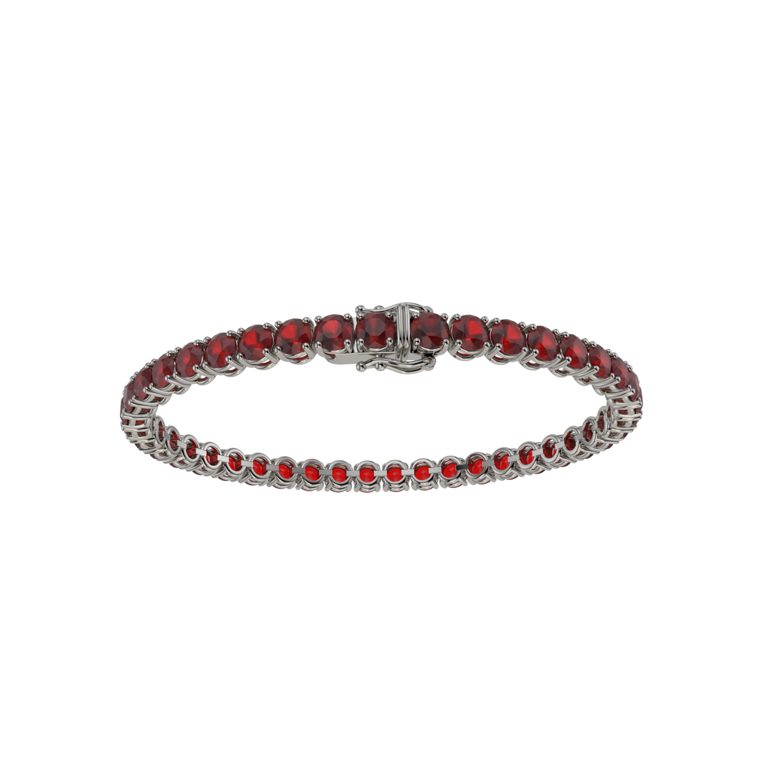 Bracelet with Moissanite on a Black Gold Vermeil