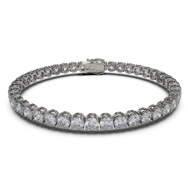 Bracelet with Lab Grown Diamond on a Black Gold