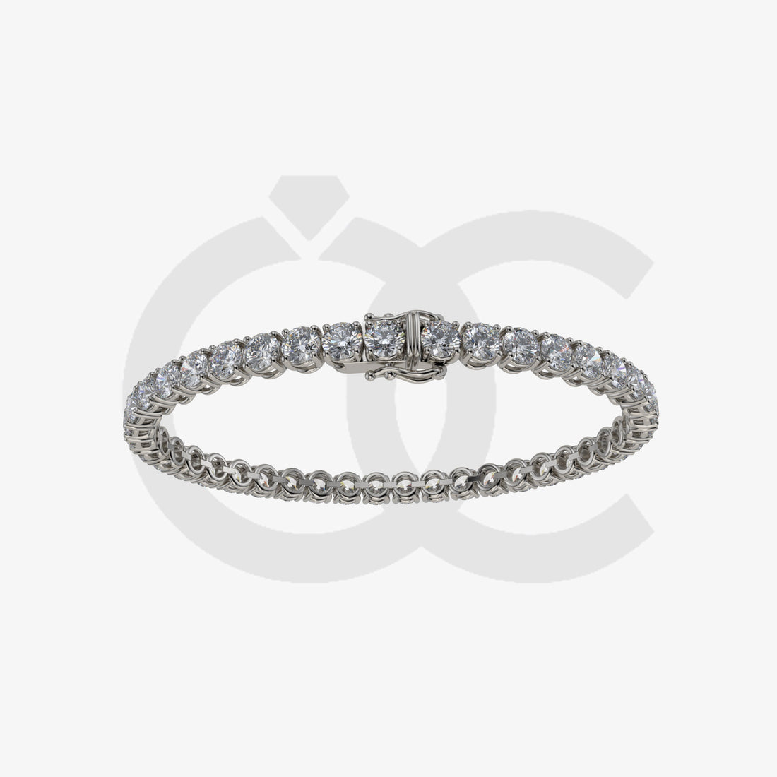 Bracelet with Lab Grown Diamond on a Black Gold