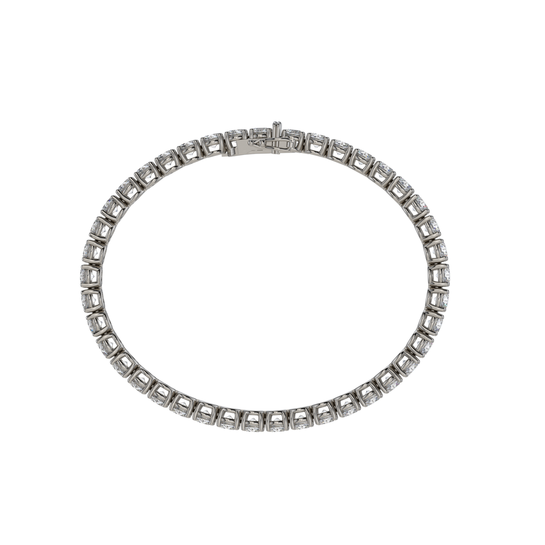 Bracelet with Lab Grown Diamond on a Black Gold