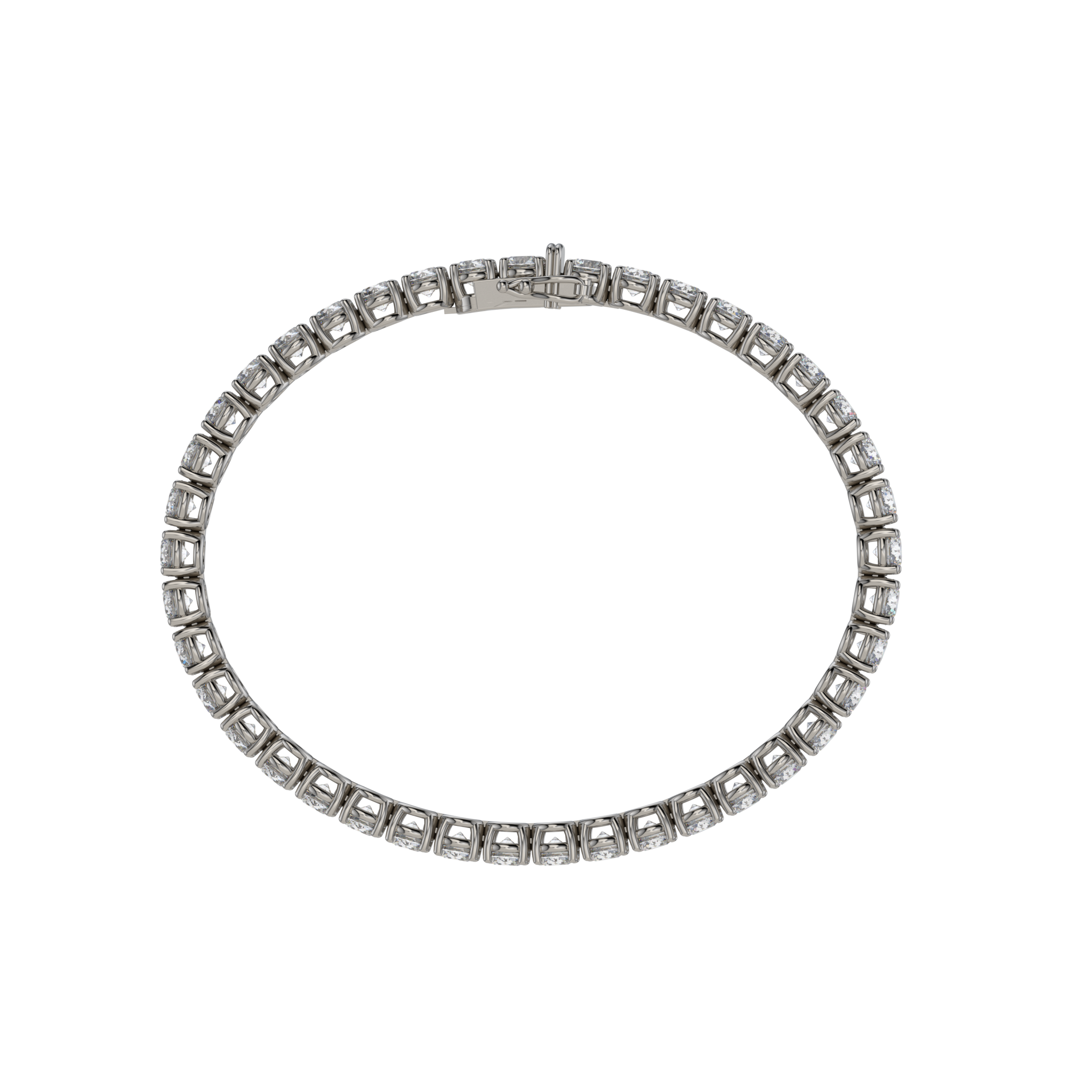 Bracelet with Lab Grown Diamond on a Black Gold