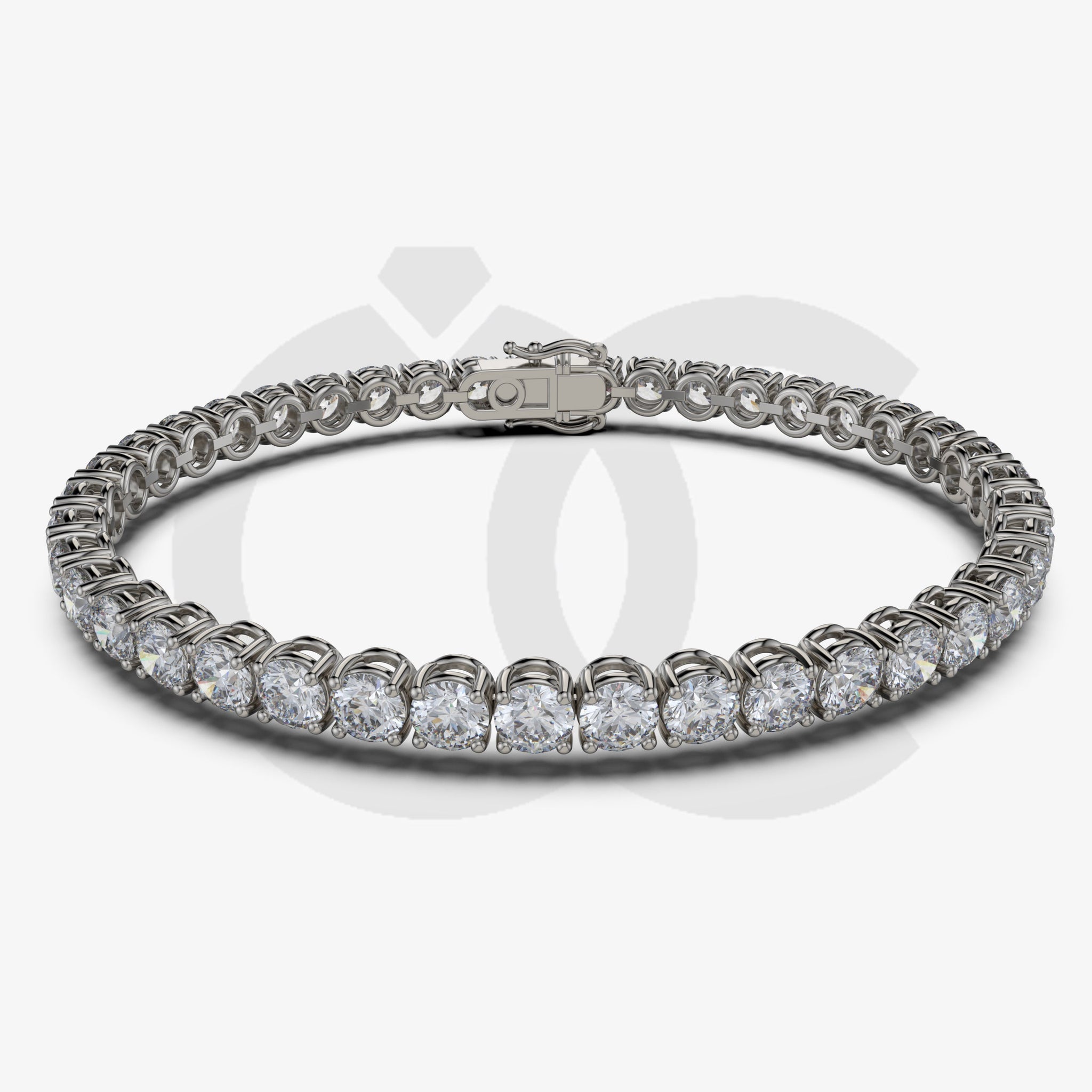 Bracelet with Lab Grown Diamond on a Black Gold