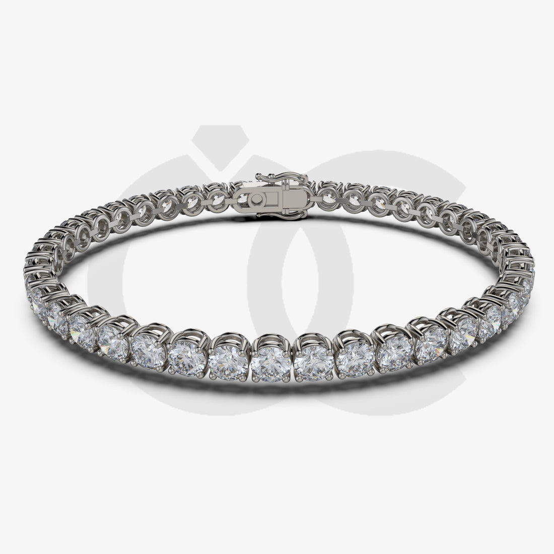 Bracelet with Lab Grown Diamond on a Black Gold