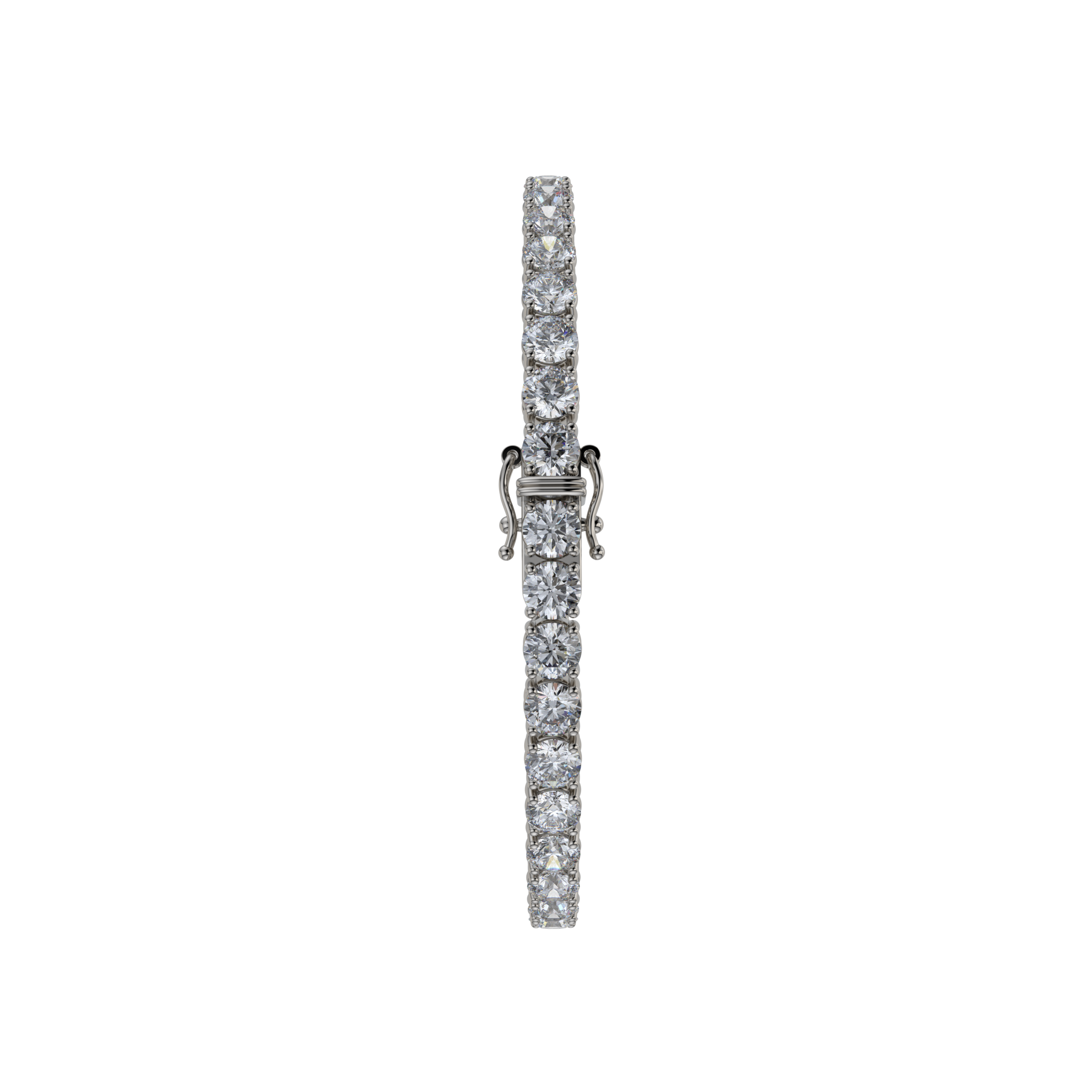 Bracelet with Lab Grown Diamond on a Black Gold