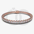 Bracelet with Natural Diamond on a Rose Gold
